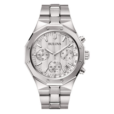 Orologio BULOVA Octagon Chrono Silver Uomo - front