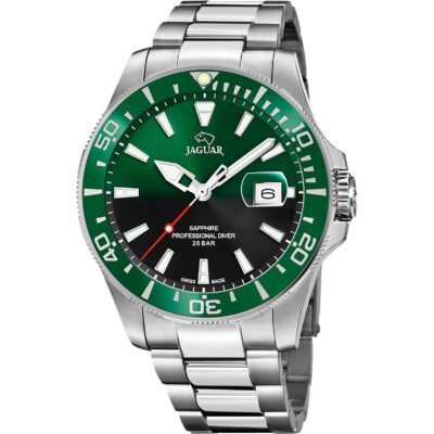 Orologio JAGUAR Analogico J860/6 uomo Executive verde/nero