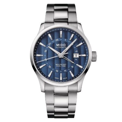 Orologio MIDO Multifort DUAL TIME ! M0384291104100 Blue